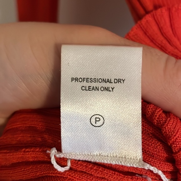 Staud Cargo Sweater Colorblock Cardigan Women’s Size Small Ribbed Orange Peach - Picture 8 of 8